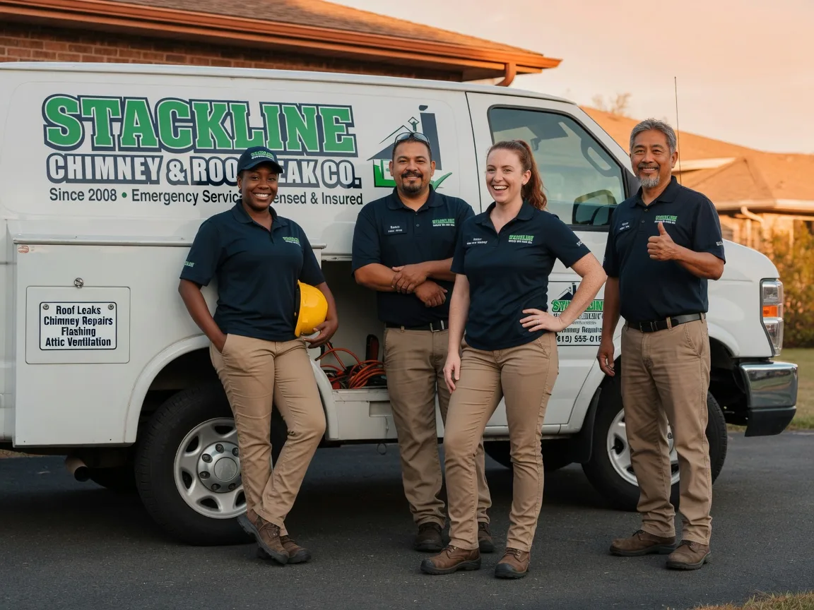 Chimney flashing repair company in Peck, KS